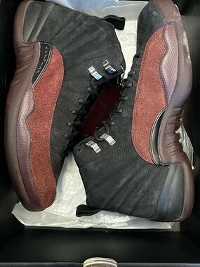 Air Jordan 12 X A Ma Maniere WMNS “Black” 2023